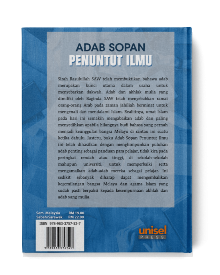  Adab  Sopan Menuntut  Ilmu  Uniselpress